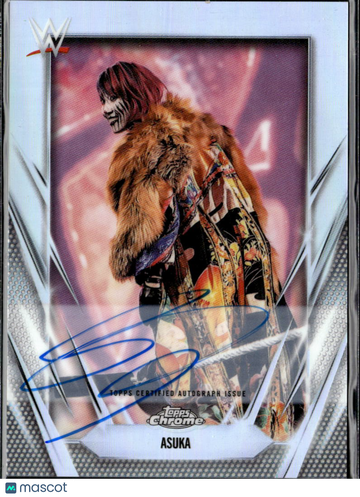 2026 Topps Chrome WWE Asuka #BCA-ASK Topps Certified Autograph Issue