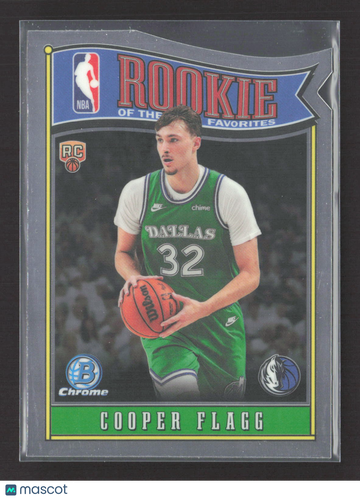 2025 Topps Bowman Chrome Rookie of the Year Favorites Cooper Flagg #RY-1 RC