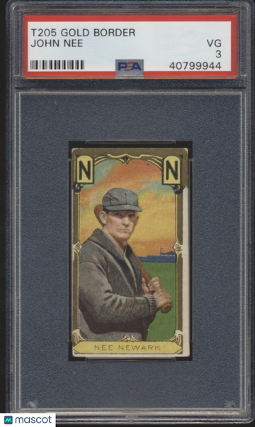 1911 T205 Gold Border John Nee PSA 3