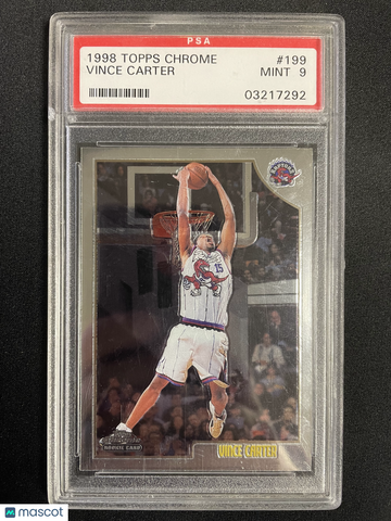 1998 Topps Chrome Vince Carter #199 PSA 9