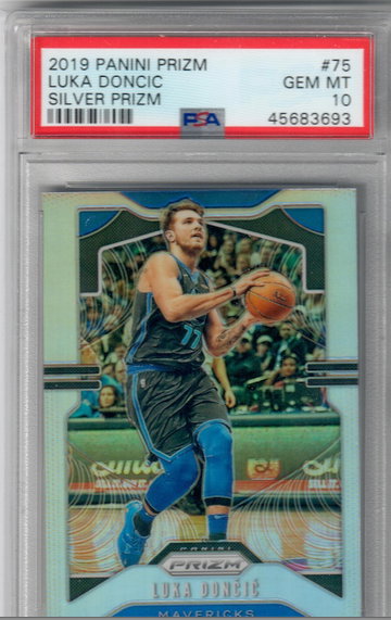 2019 PANINI PRIZM LUKA DONCIC SLIVER PRIZM #75
