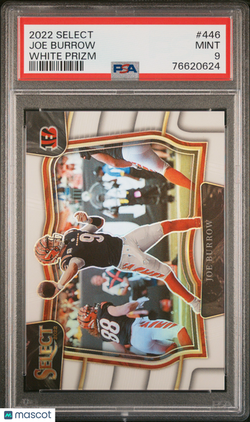 2022 Panini Select Joe Burrow #446 /35 PSA 9