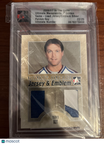 2006-07 In the Game Ultimate Memorabilia 7th Edition - Game-Used Patrick Roy #_PARO Silver Memorabilia