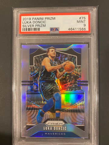 Luka Doncic Silver Prizm PSA
