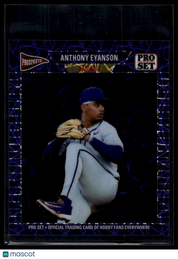 2026 Pro Set Metal - 1989 Pro Set Base Mini Lazer Blue Anthony Eyanson #89M-15 SN