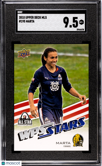 2010 Upper Deck Mls Marta #195 SGC 9.5