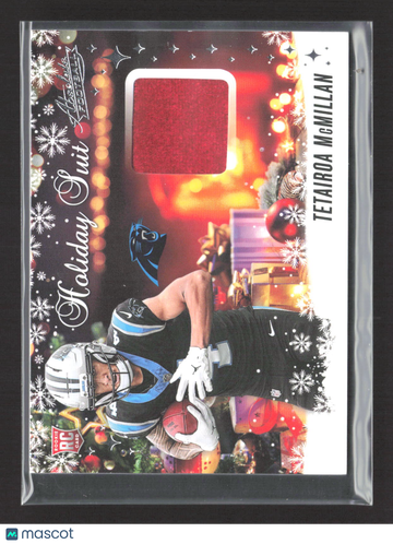 2025 Panini Absolute Football Holiday Suit Tetairoa McMillan #HS-TML RC Memorabilia
