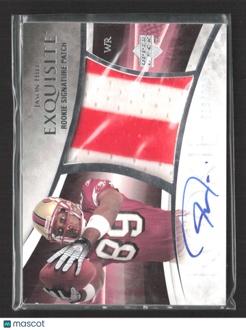 2007 Upper Deck Exquisite Collection Jason Hill #111 /225 Rookie Signature Patch Event-Worn Memorabilia