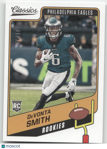 2021 Panini Classics DeVonta Smith #155 /10 RC