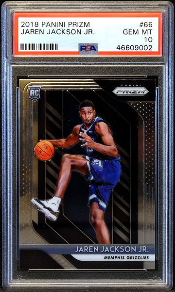 2018 Jaren Jackson Jr. Prizm Rookie RC #66 🔥 Memphis Grizzlies 🔥 PSA 10