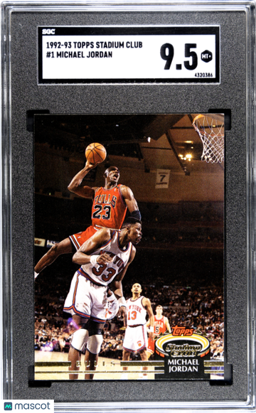 1992 Topps Stadium Club Michael Jordan #1 SGC 9.5