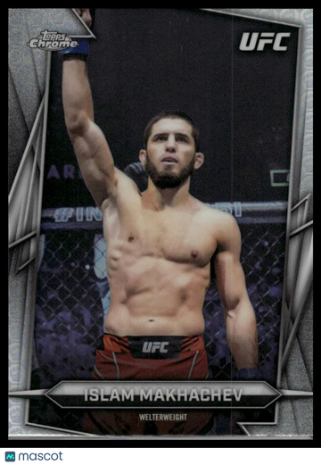 2026 Topps Chrome UFC Islam Makhachev #47 UFC Glove Parallel