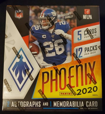 2020 PANINI PHOENIX FOOTBALL HOBBY BOX
