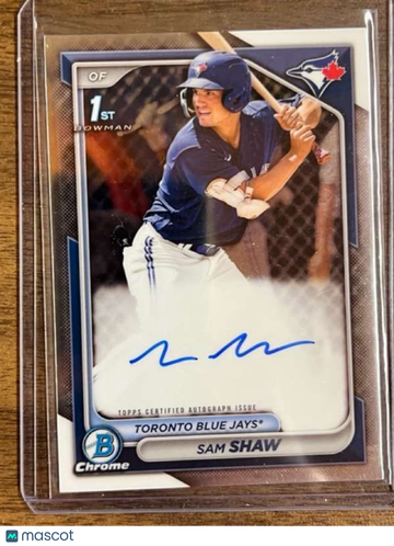 2024 Bowman - Chrome Prospects Autographs Sam Shaw #CPA-SS