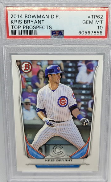 2014 Bowman Draft Picks #TP62 Kris Bryant RC PSA 10