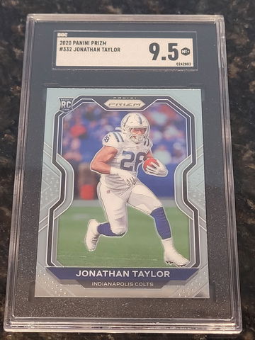 2020 Panini Prizm Jonathan Taylor SGC 9.5