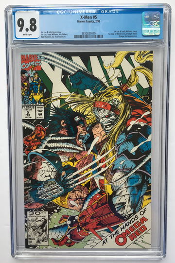 X-MEN #5 CGC 9.8 1st MAVERICK & FULL STORY with OMEGA RED! FREE S/H.