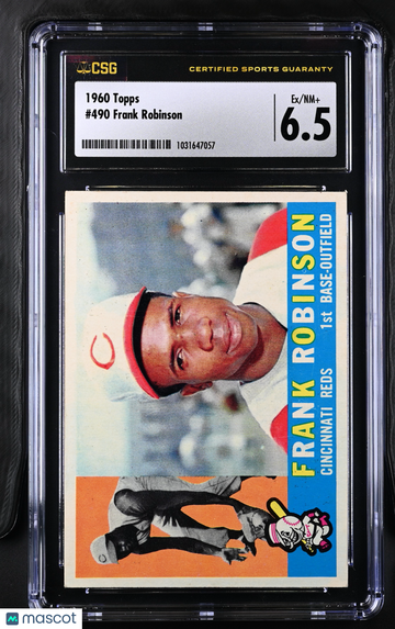 1960 Topps Frank Robinson #490 CGC 6.5