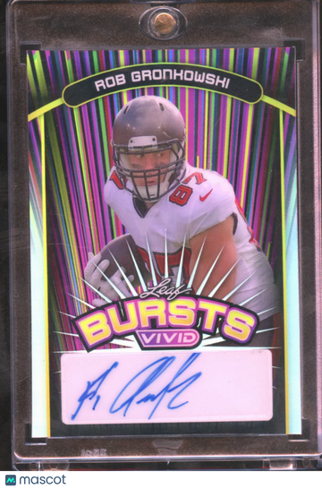 2024 Leaf Vivid Bursts Rob Gronkowski #B-RG1 /10
