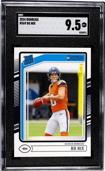 2024 Donruss #369 Bo Nix SGC 9.5
