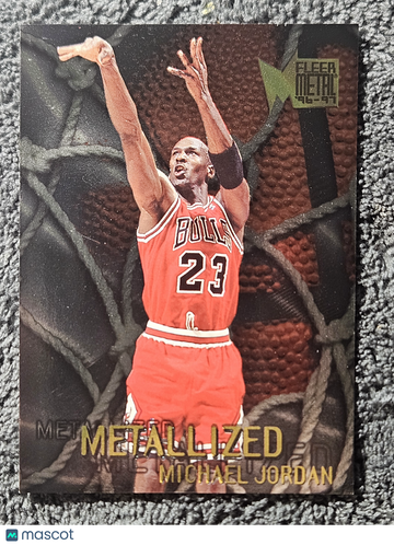 1996 Fleer Metal Metallized Michael Jordan #128
