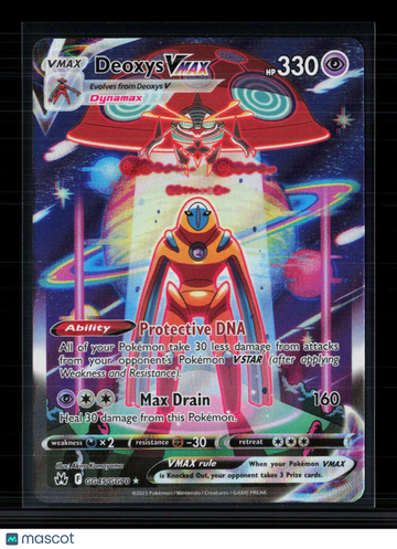 2023 Crown Zenith Deoxys VMAX Holo Rare SAR #GG45/GG70