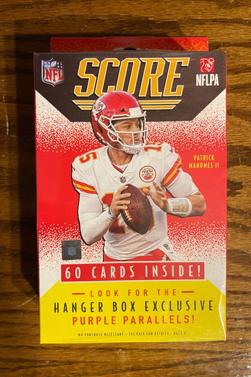 Panini Score 2021 National Football League Hanger Box 60 Cards Purple Parellels. Ships Fast!