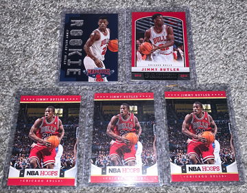 2012 JIMMY BUTLER ROOKIE CARD LOT OF 5 PANINI HOOPS 