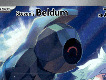 2025 Journey Together Steven's Beldum Holo Black Star Promo #SVP EN 207