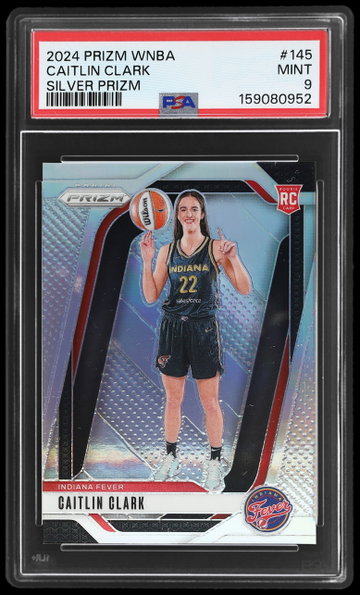 2024 Panini Prizm Wnba Caitlin Clark Silver Prizm PSA 9 RC