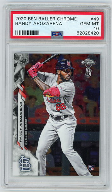 2020 Topps Ben Baller Chrome Randy Arozarena