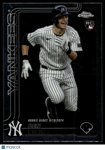 2025 Topps Chrome Update Ben Rice #USC138 RC