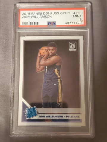 Zion Williamson Optic PSA 9
