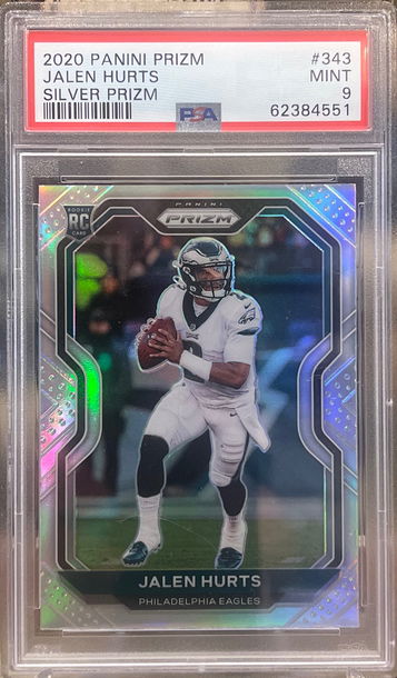2020 Panini Prizm Jalen Hurts Silver Prizm