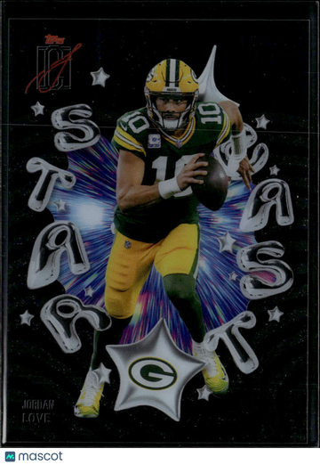 Jordan Love 2025 Topps Composite Star Struck Green Bay Packers