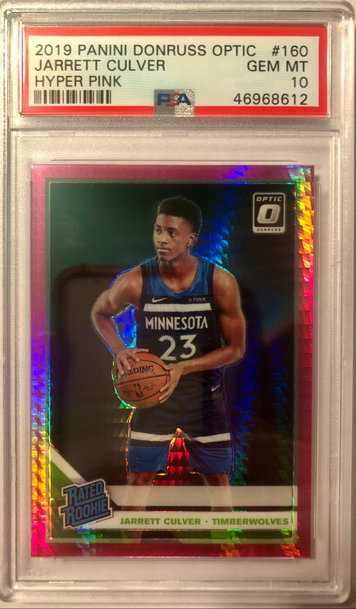 2018 Jarrett Culver Optic Hyper Pink Prizm Low Pop