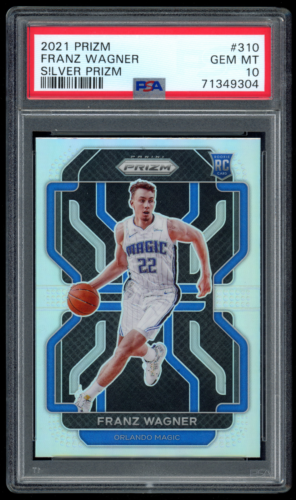 2021 Panini Prizm Franz Wagner Silver Prizm RC #310 PSA 10