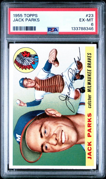 1955 Topps Jack Parks #23 PSA 6
