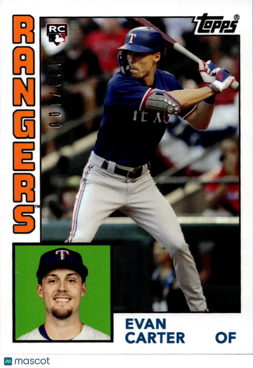 2024 Topps Evan Carter #EC-1984 /111 RC