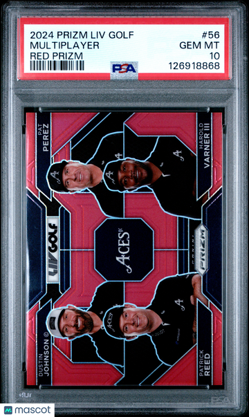 2024 Panini Prizm LIV Golf Multiplayer #56 Red PSA 10