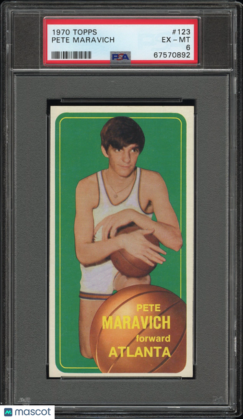 1970 Topps Pete Maravich #123 PSA 6