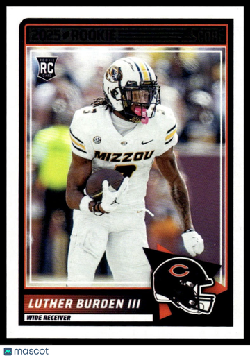 2025 Score Luther Burden III #18 RC