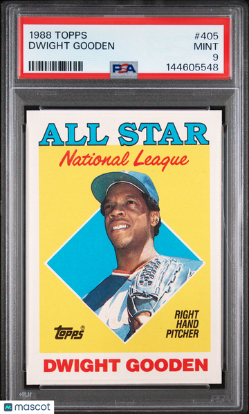 1988 Topps Dwight Gooden #405 PSA 9