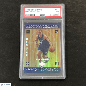 1998 Upper Deck Encore Dirk Nowitzki #122 PSA 7