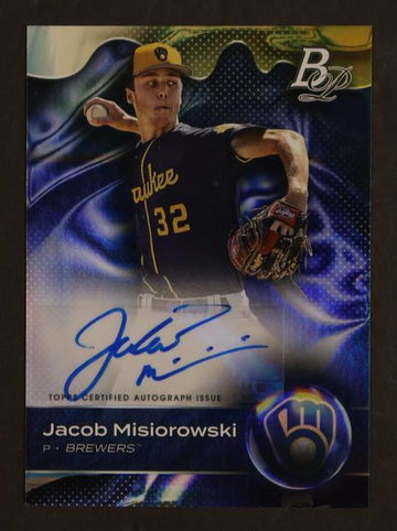 2023 Bowman Platinum Top Prospect Jacob Misiorowski #TOP-69 Auto