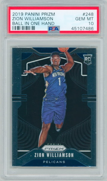 Zion Williamson 2019 Prizm Variation
