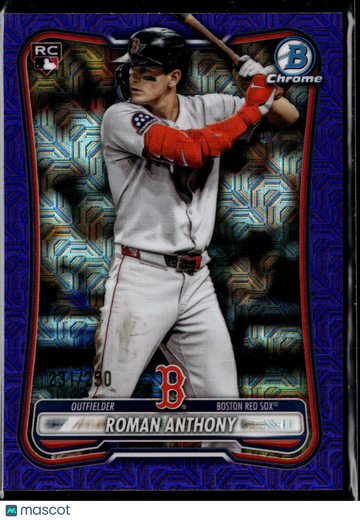 Roman Anthony 2023 Bowman Chrome Mosaic RC Blue /250 Boston Red Sox