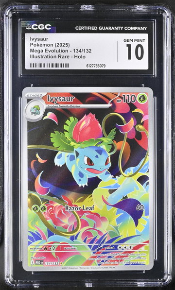 2025 #134/132 Ivysaur Mega Evolution CGC 10