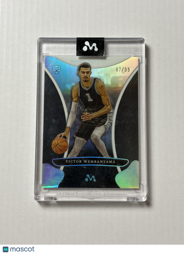 2023-24 Topps Mercury Victor Wembanyama Victor Wembanyama #4 Nicely Centered Mint Parallel/Variety Rookie Short Print 87