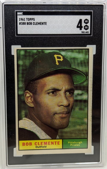 1961 Topps Roberto Bob Clemente #388 SGC 4